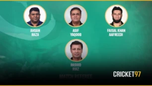 বাংলাদেশ-পাকিস্তান সিরিজের ম্যাচ অফিশিয়ালদের নাম ঘোষণা