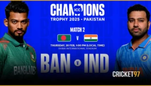 ICC Champions Trophy 2025 Tickets for Bangladesh-India Clash Sold Out in Minutes