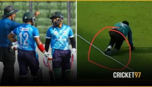 Rasikh Salam's wicket-taking celebration against IPL rules, gets reprimanded