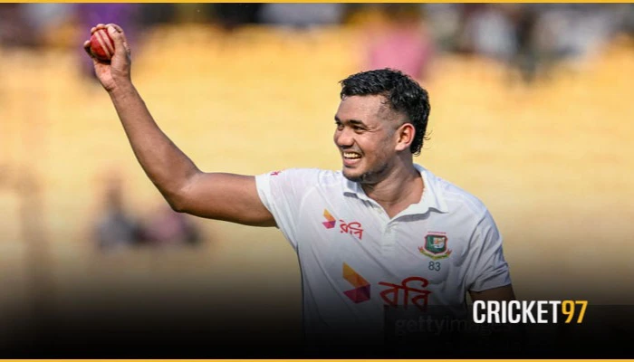 Taskin Ahmed takes SIX wickets, Bangladesh needs 334 runs to win in Antigua