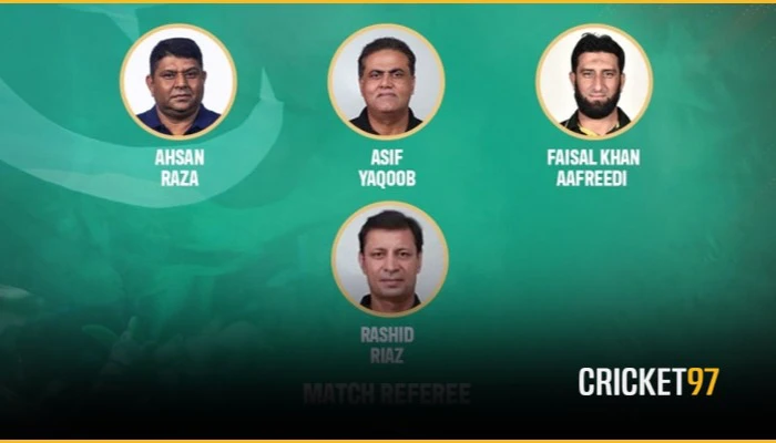 বাংলাদেশ-পাকিস্তান সিরিজের ম্যাচ অফিশিয়ালদের নাম ঘোষণা