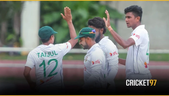 Nahid Rana takes his maiden five-wicket haul in Tests!