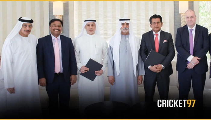 Bangladesh Cricket Board president meets Chairman ECB in Abu Dhabi