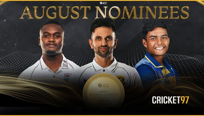 ICC Men’s Player of the Month nominees for August 2024 revealed