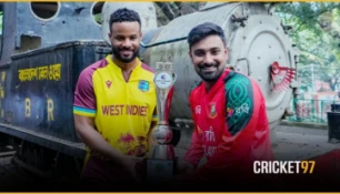 চট্টগ্রামের ঐতিহাসিক সিআরবিতে উন্মোচিত বাংলাদেশ-ওয়েস্ট ইন্ডিজ টি-টোয়েন্টি ট্রফি