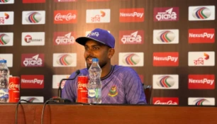 Miraz Credits Teammates on His Five-Wicket Day