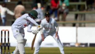 Bangladesh Bowled Out for 140 on Day One, Zimbabwe Take Control