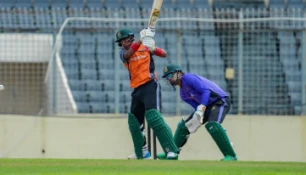Saifs Brilliance and Mustafizurs Bowling Guide Team A to 11-Run Win