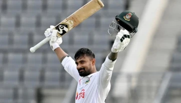 লিটনের লড়াকু সেঞ্চুরিতে ধস সামলে বাংলাদেশের ২৭৮ রান