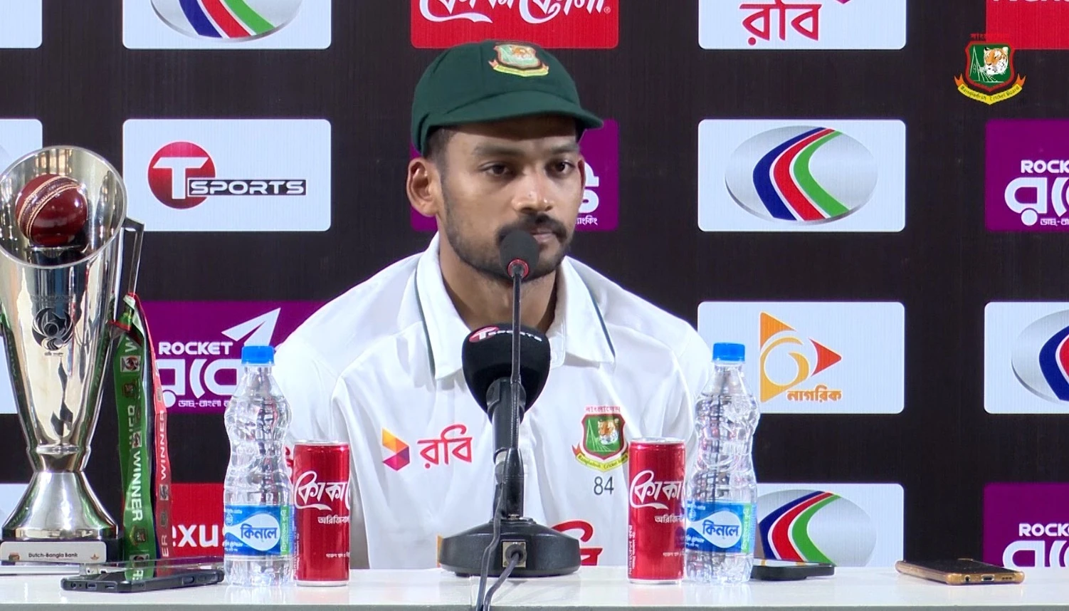 Shanto rues Mirpur Test defeat, says Bangladesh fell well behind in the first innings
