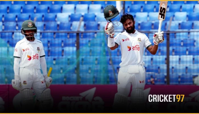 Shadman’s Century Anchors Bangladesh Despite Late Setback on Day 2