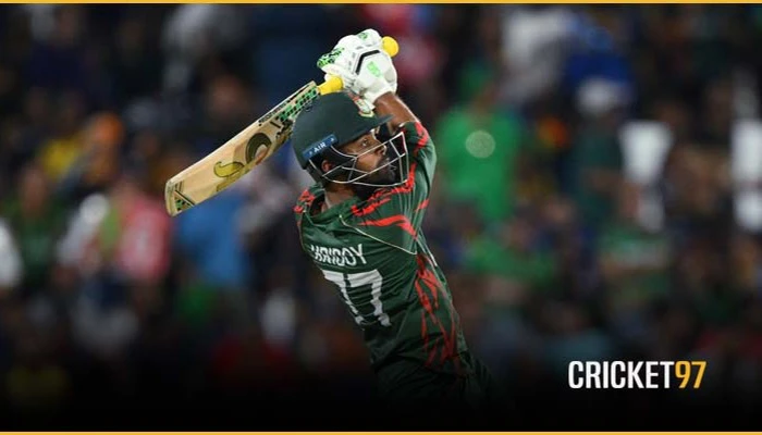 তাওহীদ হৃদয়ের ক্যারিয়ার সেরা রেটিং, র্যাংকিংয়ে বাংলাদেশের শীর্ষে