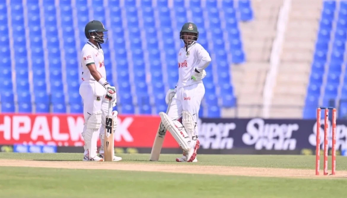 Bangladesh Fail to Finish Day 1 Strong in Abu Dhabi After Promising Start