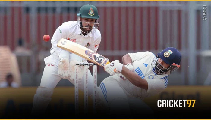 পান্টের সহজ ক্যাচ ছাড়লেন শান্ত, ৫০০ রানের পথে ভারতের লিড